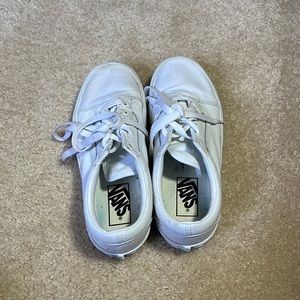 white vans, platforms